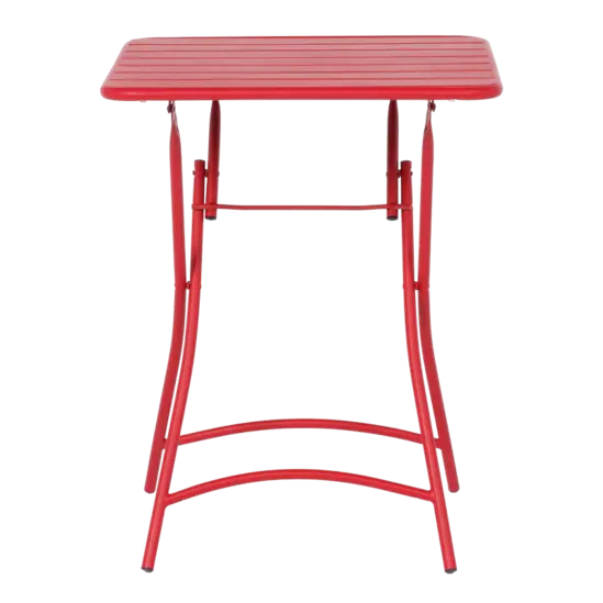 Сгъваема градинска маса РУБИНА-снимана отпред