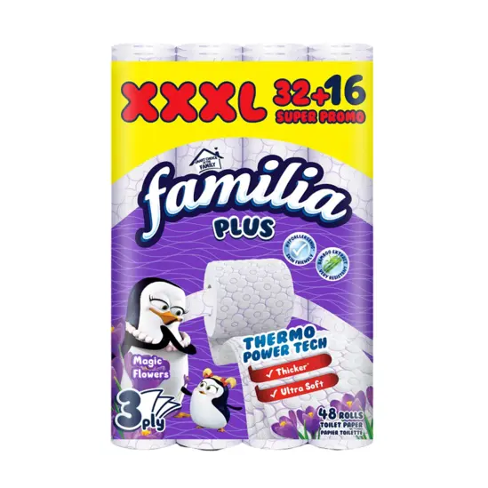 Тоалетна хартия Familia 32+16 бр