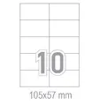 Самозалепващи етикети 105x57 10 бр.
