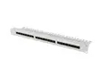 Пач панел Lanberg patch panel 24 port 1U 19' CAT.5e utp with cable organizer grey