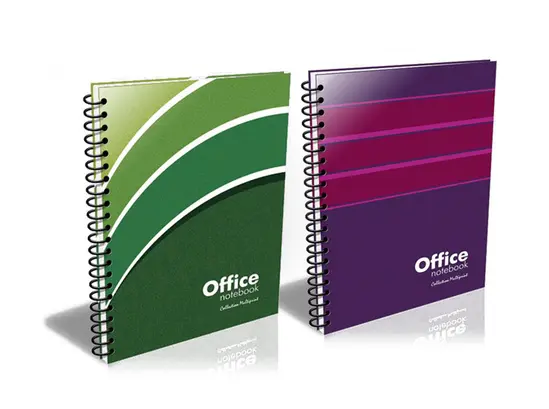 Тетрадка спирала А5 Office 100 л 2 теми тв корици