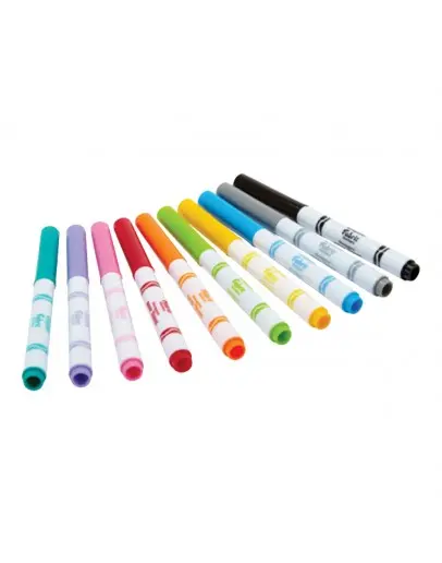 Маркери Crayola текстилни 10 цвята