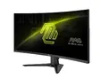Монитор MSI MAG 346CQ, 34", 1ms, 180Hz, Rapid VA, 3440 x 1440 (UWQHD), 21:9, CURVE 1500R, AMD FreeSync Premium, 75% DCI-P3, AG, HDR Ready, 300 nits, 4000:1, DCR 100M:1, DP(1.4a), 2xHDMI 2.0b, Tilt, VESA, Black, 6.3kg
