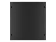 Комуникационен шкаф Lanberg rack cabinet 19' wall-mount 12U600x450 for self-assembly with metal door black (flat pack)