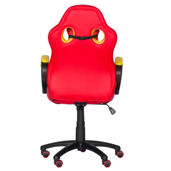 Геймърски стол ЛАГОС-снимка отзад, еко кожа