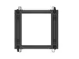 Комуникационен шкаф Lanberg open rack 19' 12U 600x600-1100 adjustable black