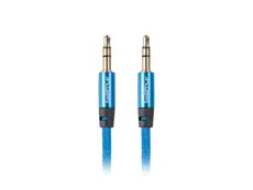 Кабел Lanberg mini jack 3.5mm MM 3 pin cable 2m, blue premium