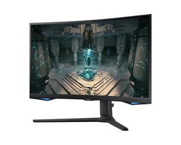 Монитор Samsung 27BG650 27' Odyssey G6 Smart, Curved 1000R, VA, 240 Hz, 1 ms GTG, 2560x1440, 350 cd/m2, 2500:1 Contrast, Eye Saver, Flicker Free, AMD FreeSync Premium Pro, DP 1.4, 2xHDMI 2.1, 2xUSB, Wi-Fi, Bluetooth, Speakers, Tizen, Black