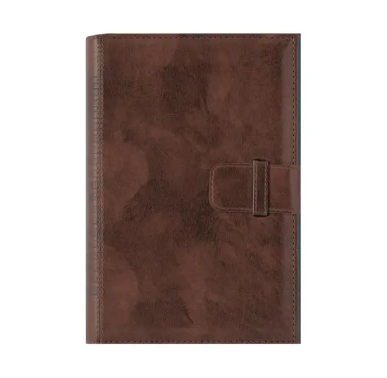 Календар бележник КИНГ в кутия- кафяв цвят