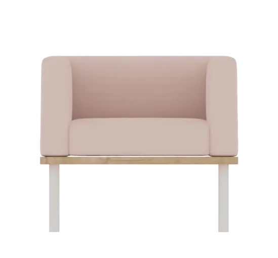 Диван едноместен ЕЛБЕТИЦА KNP01 - снимка отпред