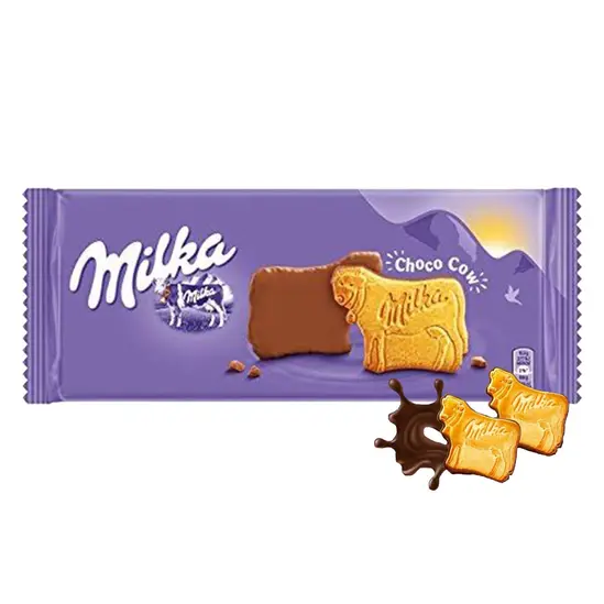 Бисквити Milka крава 120 гр