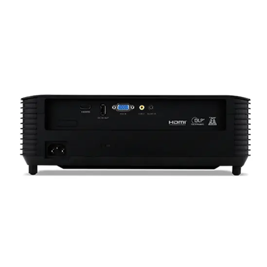 Мултимедиен проектор Acer Projector X1128H, DLP, SVGA (800x600), 4500Lm, 20 000:1, 3D ready, 40 degree Auto keystone, ACpower on, HDMI, VGA, RCA, USB(Type A, 5V1.5A), Audio in, 1x3W, 2.7kg, Black