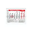 Работен календар Компакт 6 - червен календариум