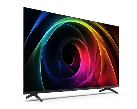 Телевизор Sharp 40HA1205E, 40" LED  TV, FULL HD 1920x1080,Frameless, DVB-TT2CSS2, Active Motion 100, 1 000 000:1, Speaker 2x8W, Dolby Digital Plus, 3xHDMI, CI+, 2xUSB , HEVCH.265 (10-bit), MPEG4H.264, 2 pole Stand