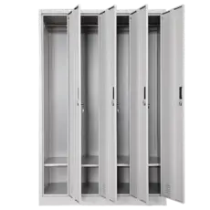 Метален гардероб BTL ZH с 4 отделения 185х119х45 см