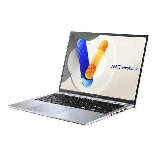 Лаптоп Asus Vivobook X1605VA-SH2557, Intel Core 9  270H 2.7 GHz (24MB Cache, up to 5.8 GHz, 14 cores, 20 Threads),16.0  WUXGA(WU) 1920X1200 16:10 300nits Glare,24GB DDR5 (8 GB on BD),1TB SSD,Backlit Keyboard , No OS,Cool Silver