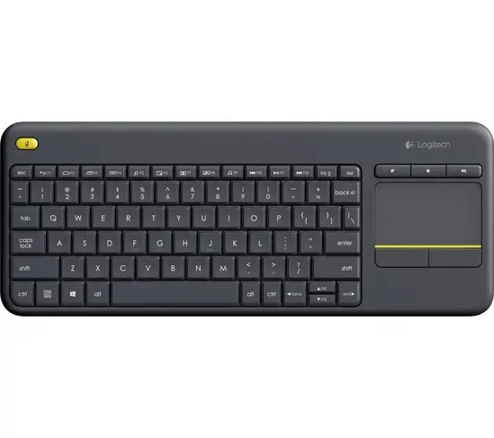 Клавиатура Logitech Wireless Touch Keyboard K400 Plus Black