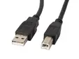 Кабел Lanberg  USB-A (M) - USB-B (M) 2.0 cable 1.8m, black