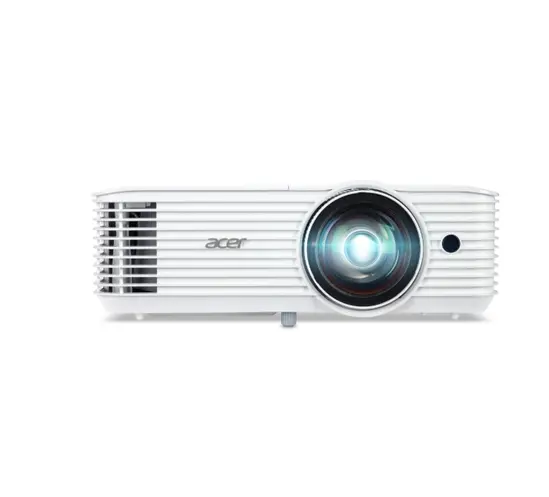 Мултимедиен проектор Acer Projector S1287, DLP, Short Throw 0.6, XGA (1024x768), Max WUXGA (1920x1200), 4000 ANSI Lumens, 20,000:1 Dynamic Black, HDMI 3D Ready, 2x HDMI (1.4b), DC Out (5V1A, USB-A), RS232, Speaker 16W, Bluelight Shield, 3.1 kg, 3Y, White