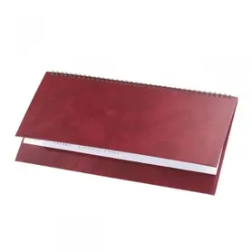 Настолен календар бележник NUVOLA- червен цвят