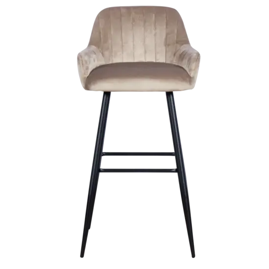 Бар стол ВЕРОНИКА- мека дамаска, плюш