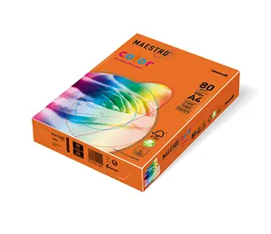 Цветна хартия OR 43 ORANGE 500 л наситен