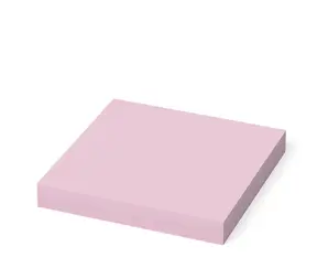 Самозалепващи листчета 75х75мм розов пастел