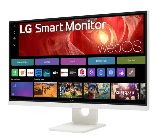 Монитор LG 27U731SA-W, 27' IPS Smart webOS23, 5ms, 1000:1, 350cdm, FHD 3840 x 2160, ThinQ, DCI-P3 90%, HDR 10, HDMI, USB Type-C , Bluetooth, Speacers 5W x 2, Tilt, White