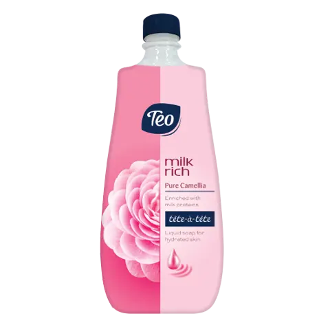 Течен сапун ТЕО Pure Camellia пълнител, бял 900 мл