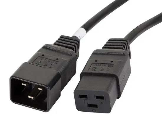 Кабел Lanberg EXTESION CABLE IEC 320 C19  C20 1.8m VDE, black