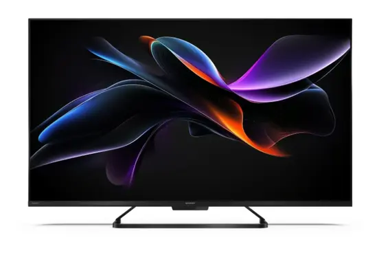 Телевизор Sharp 43HR7265E, 43" QLED Google TV, 144 Hz, 4K Ultra HD 3840x2160 Frameless, AQUOS, DVB-TT2CSS2, Active Motion 1400, HDR10, Dolby Atmos, Dolby Vision, DTS:X, Google Assistant, Google Cast, HDMI 2.1 with eARC, VRR, 3.5mm Headphone jack  lin