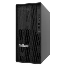 Сървър Lenovo ThinkSystem ST45 V3, AMD EPYC 4244P (6C 3.8GHz 32MB Cache65W), No RAID, 2x2TB SATA, 1x16GB, 500W 94% Efficiency, No DVD, 3 year