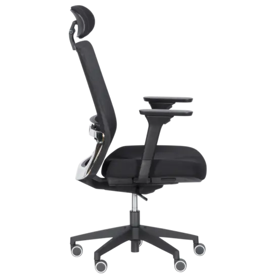 Директорски стол АЛЕКСИ-снимка отстрани, ергономичен