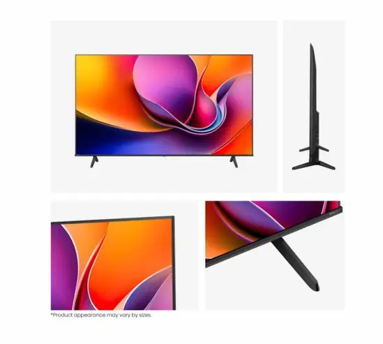 Телевизор Hisense 75' A6Q, 4K Ultra HD 3840x2160, DLED, DFA, Precision Colour, HDR 10+, HLG, Dolby Vision,Light sensor, Smart TV, WiFi, BT, AnyView Cast, Gaming Mode, 1xHDMI2 eArc, 3xHDMI, 2xUSB, LAN, CI+, DVB-T2CS2, Black