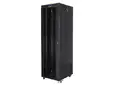 Комуникационен шкаф Lanberg rack cabinet 19' free-standing 42U600x800 (flat pack) with glass door lcd black v2