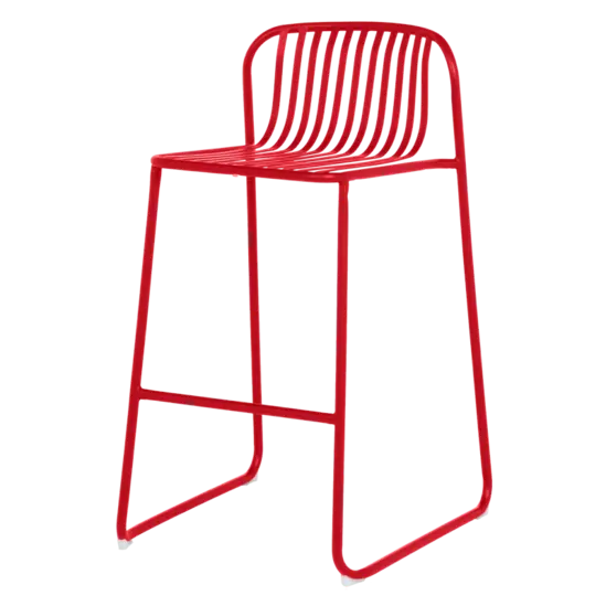 Бар стол КЛАРА-снимка отпред, метален бар стол