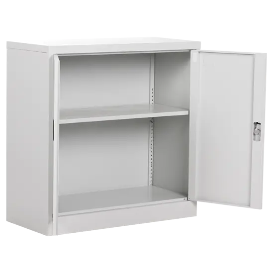 Архивен шкаф BTL L с 2 отделения 90х90х40 смАрхивен шкаф BTL L с 2 отделения 90х90х40 см, сниман под ъгъл, празен, с отворени врати