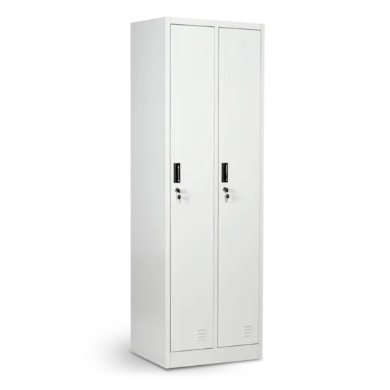 Метален гардероб BTL K с 2 отделения 185х60х45 см - сниман отпред, затворен