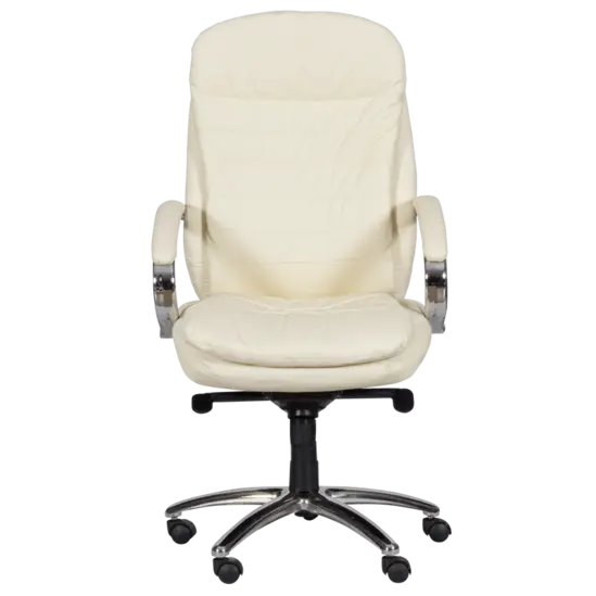 Президентски стол СТРУМЯНИ-снимка отпред, цвят крем