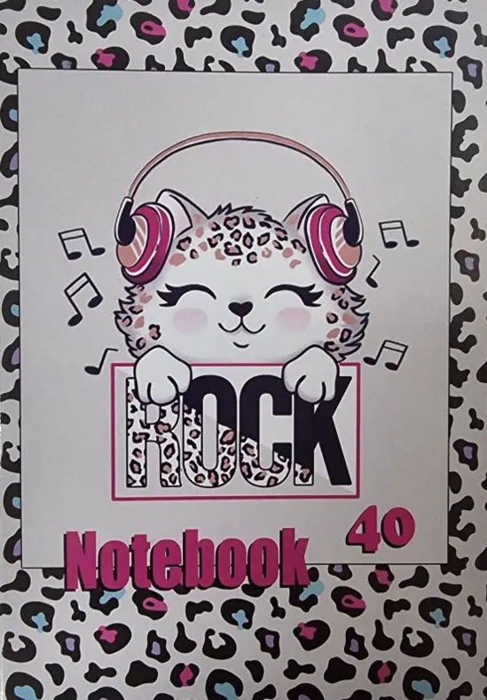 Тетрадка телчета А5 офсет 40 л големи квадрадчета 25 бр