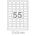 Самозалепващи етикети 37x24 55 бр.