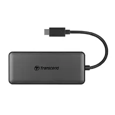 USB хъб Transcend 3-Port Hub,1-Port PD,SDMicroSD Reader, USB 3.1 Gen 2,Type C