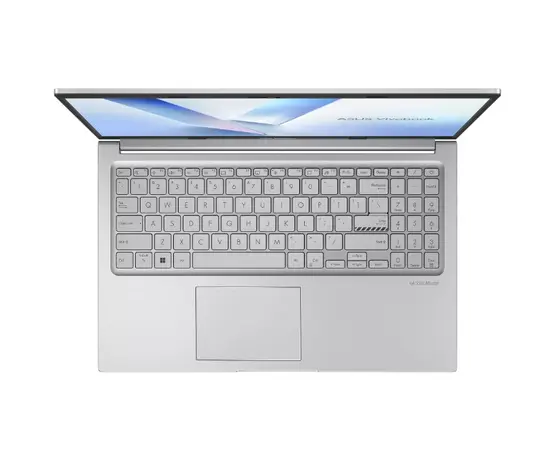 Лаптоп Asus Vivobook X1504VA-BQ4659NA, Intel 5 120U 1.4 GHz (12MB Cache, up to 5.0 GHz, 10 cores, 12 Threads), 15.6" FHD,(1920x1080),24GB DDR5 ( 8 GB on BD), SSD 1TB, No OS, Cool Silver, no adapter