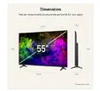 Телевизор LG 55QNED7EB3C, 55" 4K QNED MiniLED Smart TV, 3840x2160, DVB-T2/C/S2, Alpha 7 AI Processor, HDR10 / HLG, webOS 26 ThinQ, VRR / ALLM / HGiG, 4K Super Upscaling, WiFi 5, Bluetooth 5.3, AirPlay 2, LAN, CI, HDMI, AI Sound Pro, Google Cast, 2 pole St