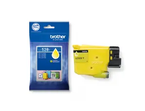 Консуматив Brother LC528Y Yellow Ink Cartridge for MFCJ5010DW/MFCJ5110DW - 5000 page yield