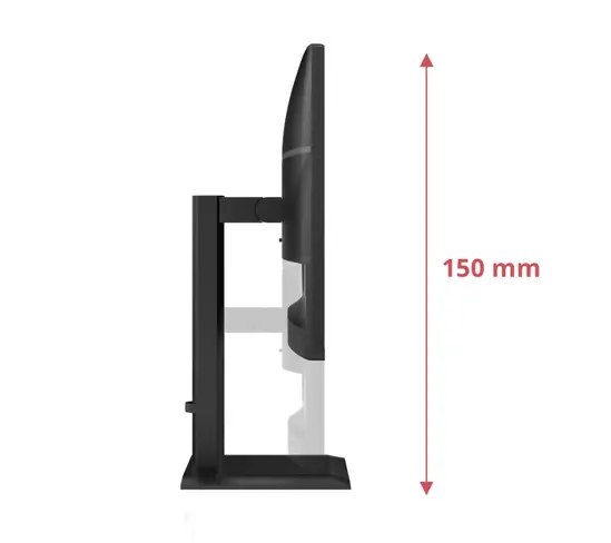 Монитор AOC Q27E4U, 27" IPS WLED, 2560x1440@120Hz, 4ms GtG, 350cd m/2, 1500:1, 20M:1 DCR, Adaptive Sync, FlickerFree, Anti Blue Light, 2Wx2, Tilt, Height Adjust, Pivot, Swivel, HDMI, DP, USB Hub