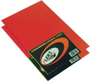 Самозалепваща хартия червена А4 20 л