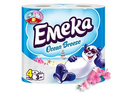 Тоалетна хартия Емека Ocean breeze 4 бр.