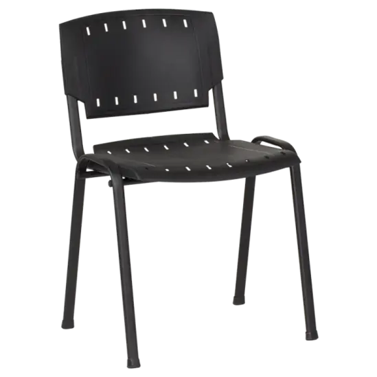 Посетителски стол ПАНАЙОТ- черен