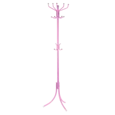 Закачалка за дрехи 8128- снимка отпред, розова, метална